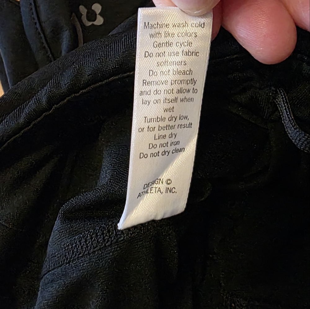 Athleta Scroll Print Black Skort Size XS - Picture 9 of 10